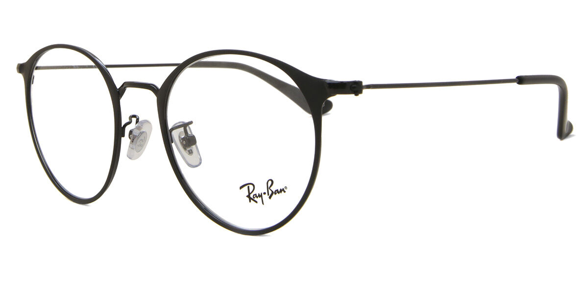 Ray-Ban RX6378F Asian Fit 2904 Round Matte Black Eyeglasses