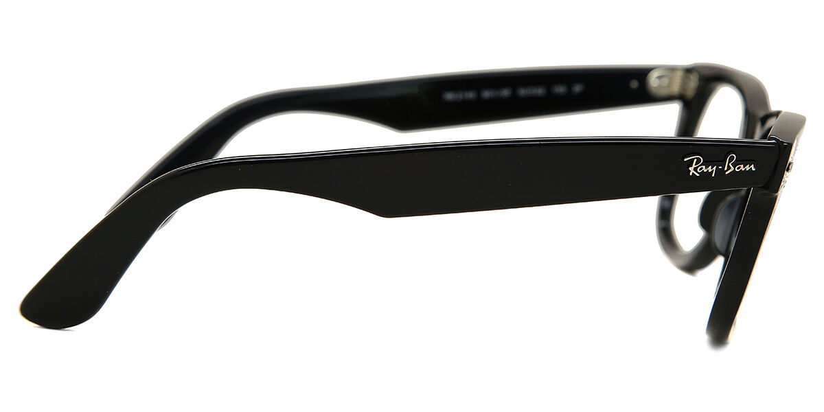 Ray-Ban RB2140 Wayfarer 901/5F Square Shiny Black Sunglasses