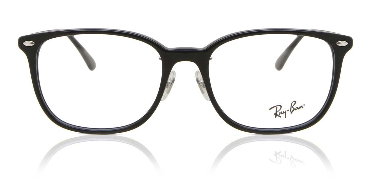 Ray-Ban RX5403D Asian Fit 5725 Square Shiny Black Eyeglasses