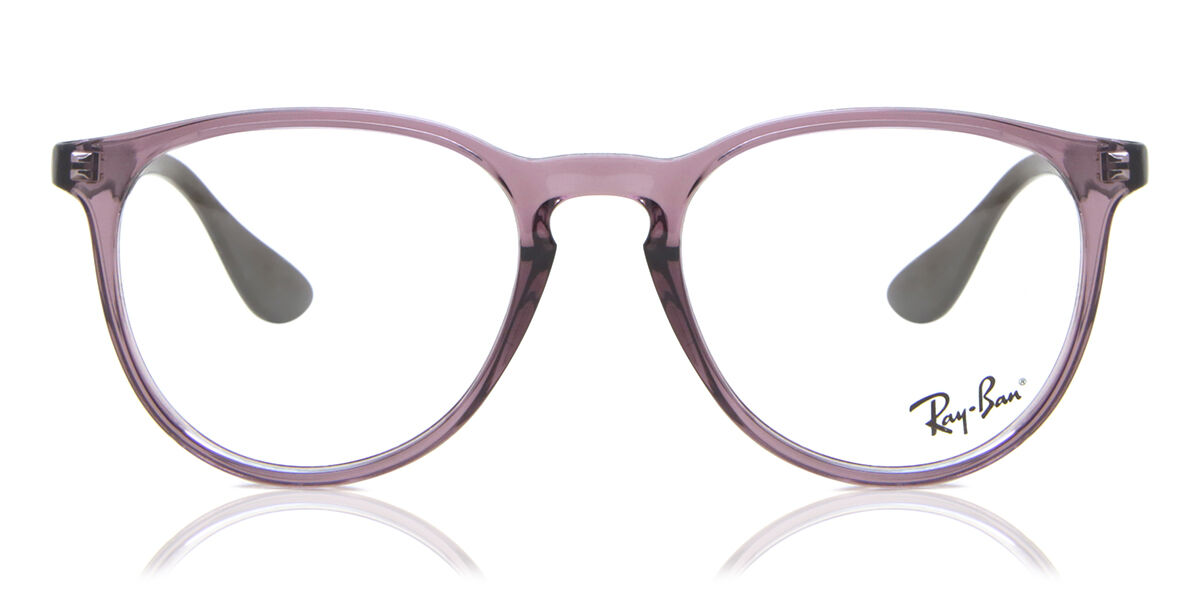 Ray-Ban RX7046 Erika 8139 Oval Transparent Violet Eyeglasses