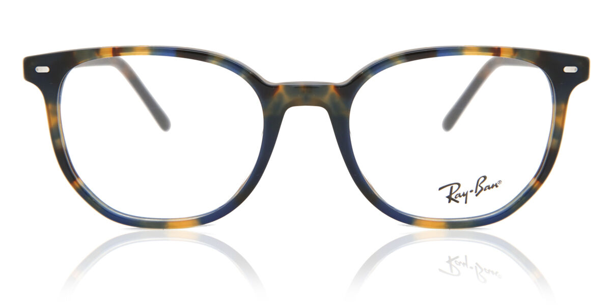 Ray-Ban RX5397 8174 Oval Yellow Blue Tortoise Eyeglasses