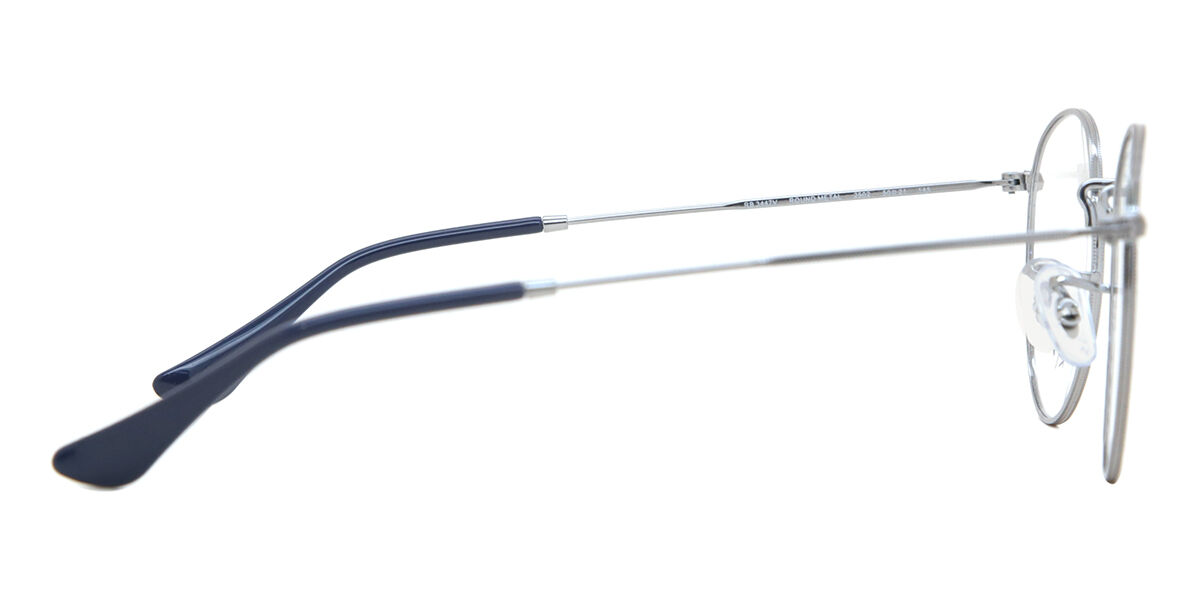 Ray-Ban RX3447V Round Metal 2502 Oval Gunmetal Eyeglasses