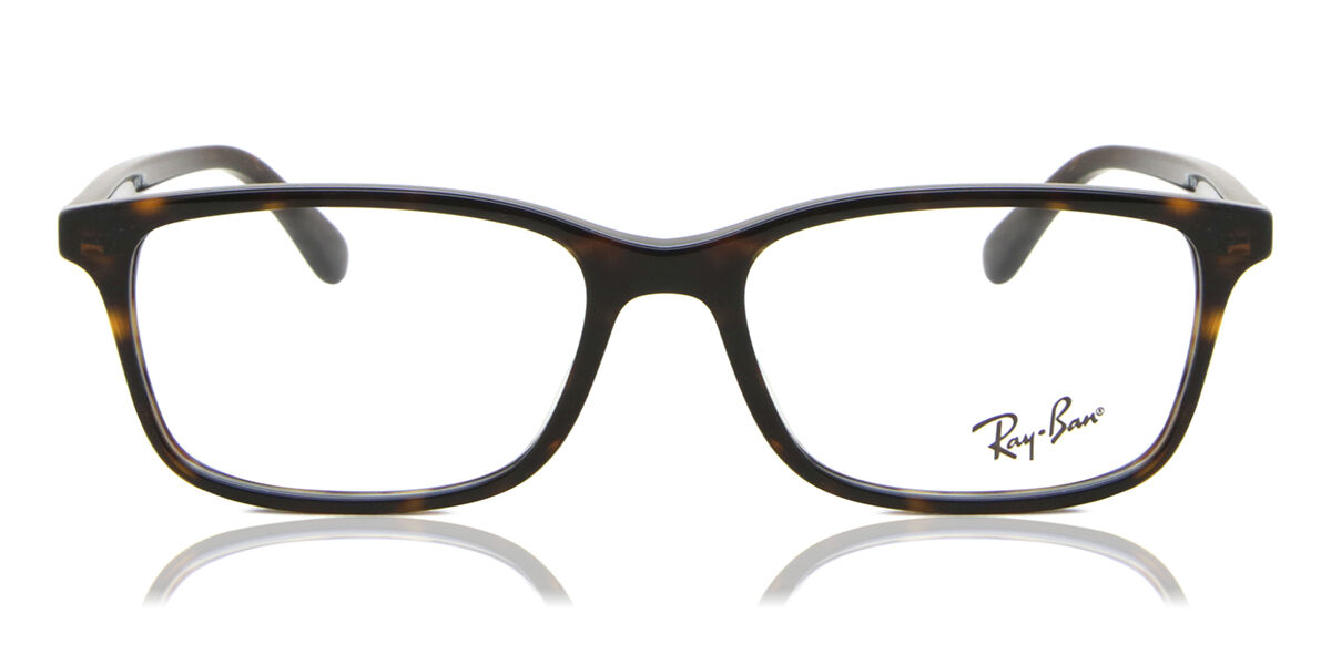 Ray-Ban RX5416D Asian Fit 2012 Rectangle Dark Tortoise Eyeglasses