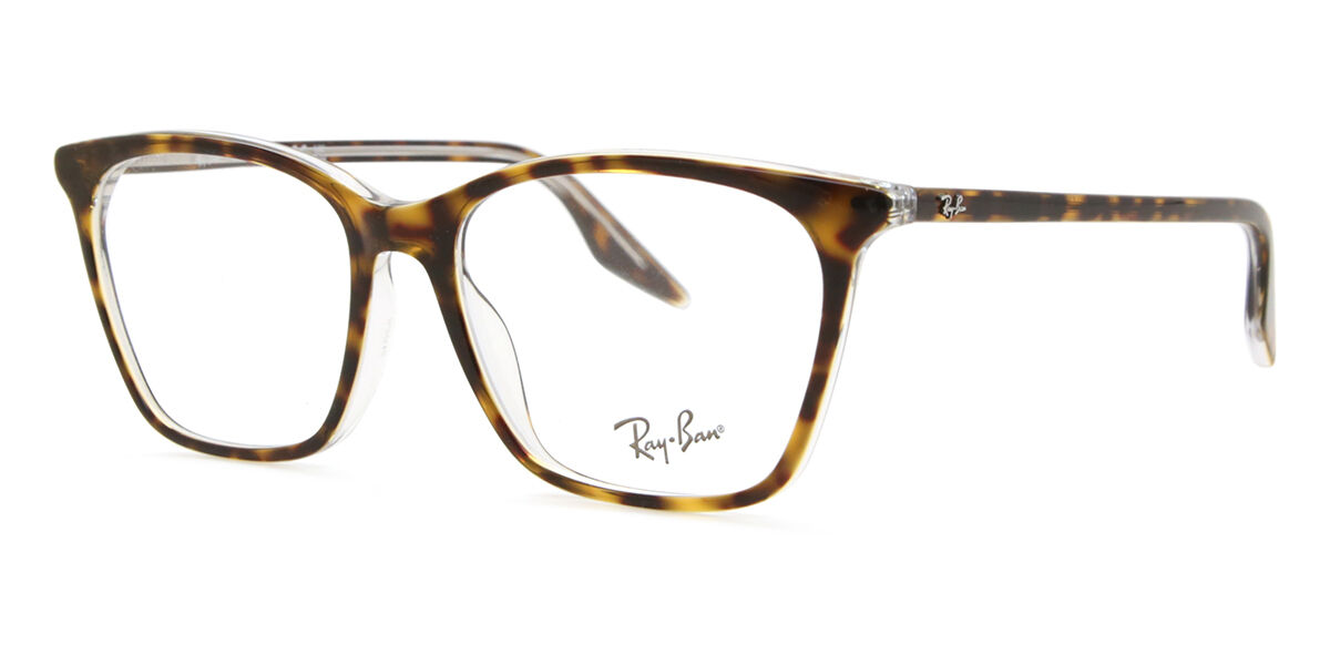 Ray-Ban RX5422 5082 Cat Eye Tortoise on Transparent Eyeglasses