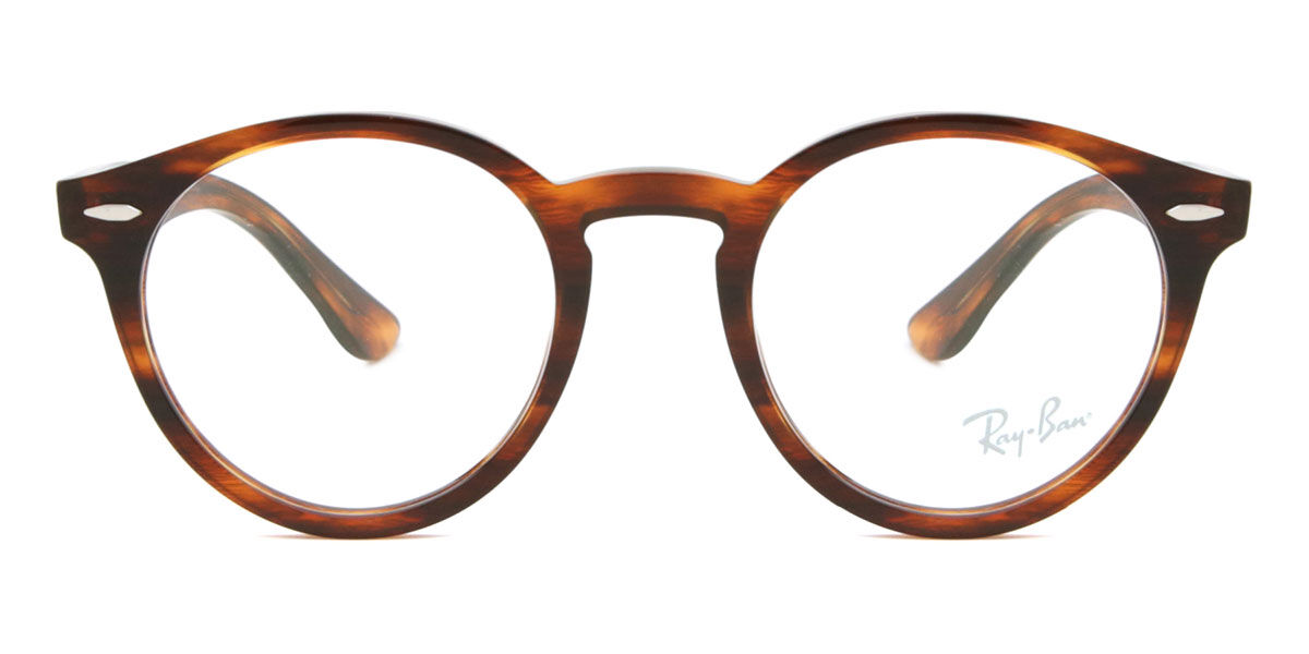Ray-Ban RX7680V Larry 8117 Oval Grey Tortoise Eyeglasses