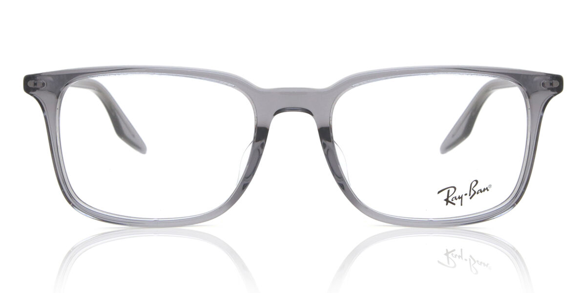 Ray-Ban RX5421F Asian Fit 8268 Rectangle Transparent Grey