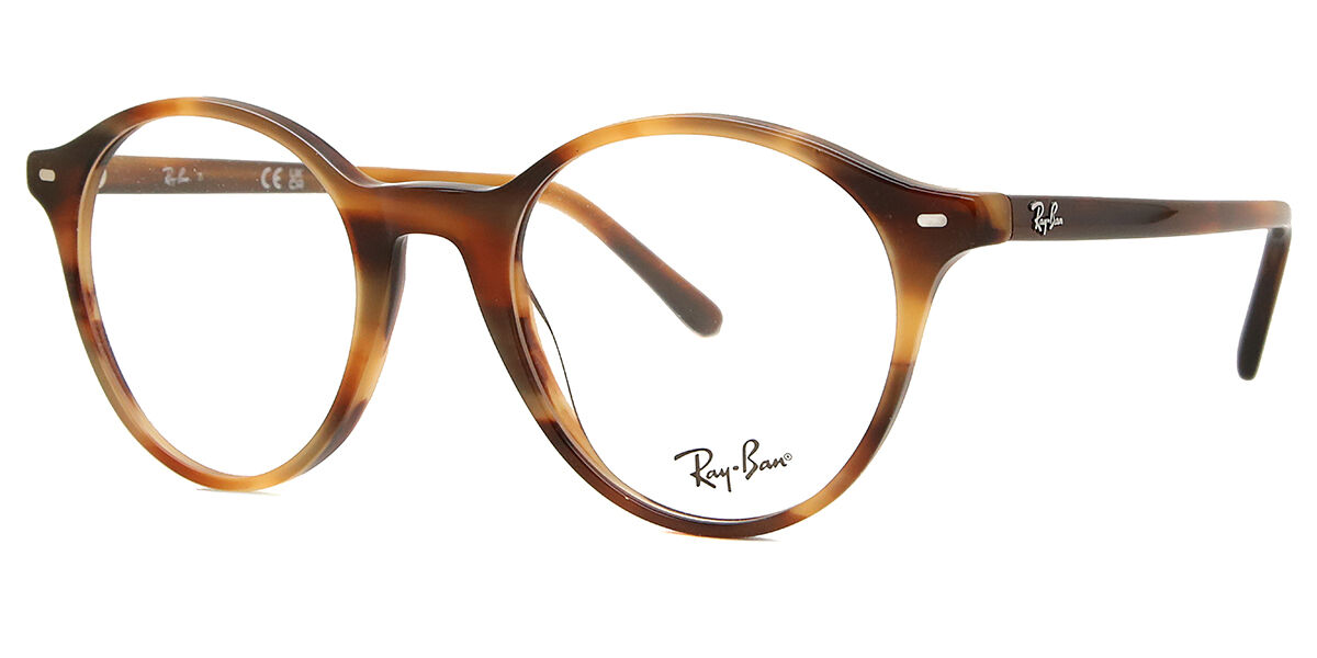 Ray-Ban RX5430 Bernard 8359 Oval Streaked Brown Eyeglasses