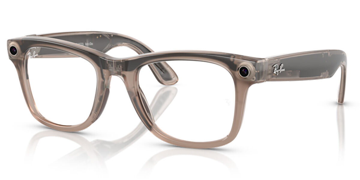 Ray-Ban Meta RW4008 Wayfarer 6705P5 Square Grey Eyeglasses