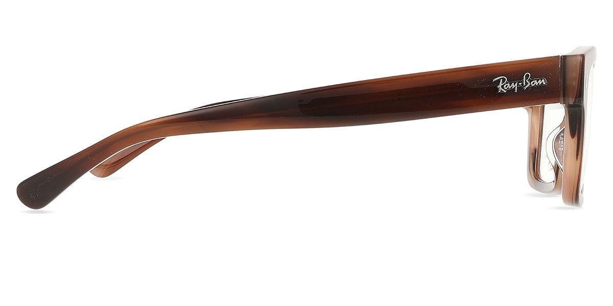 Ray-Ban RX5435 8403 Rectangle Tortoise Brown Eyeglasses