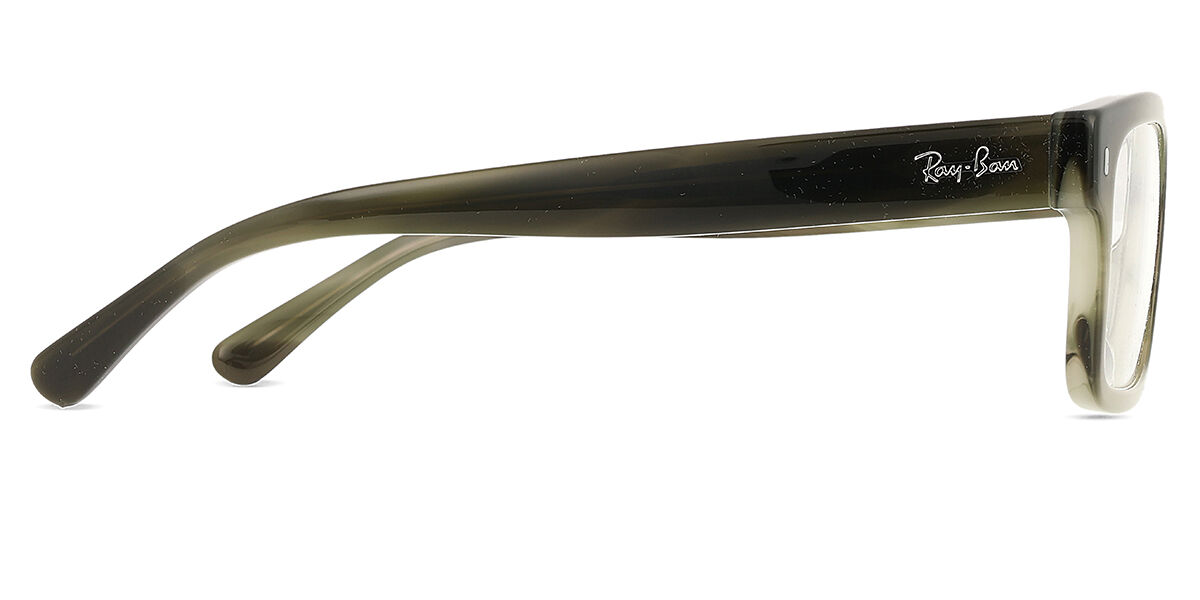 Ray-Ban RX5435 8405 Rectangle Green Tortoise Eyeglasses