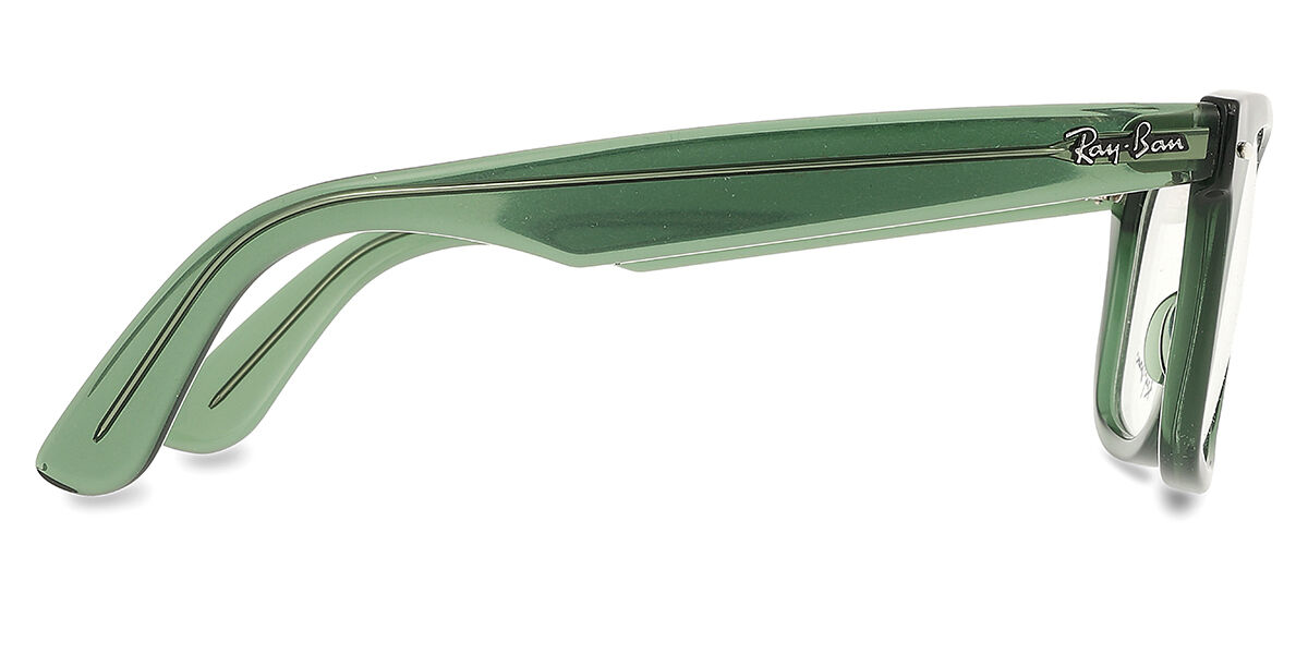 Ray-Ban RX4340V Wayfarer Ease 8418 Square Transparent Green