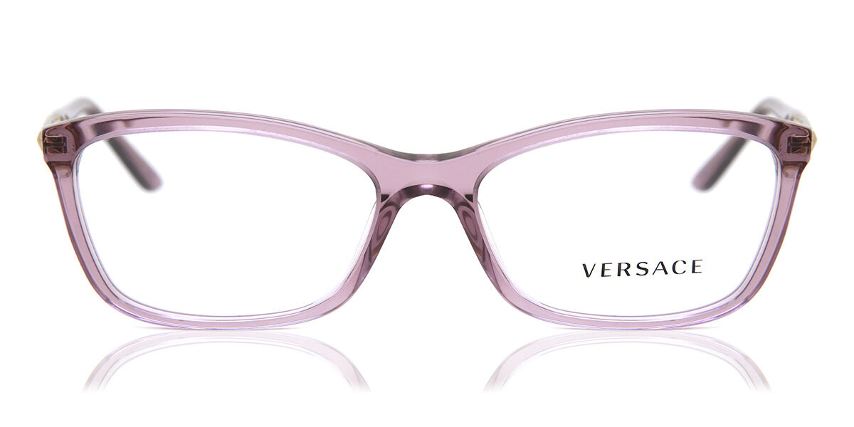 Versace VE3186 5279 Rectangle Transparent Violet Eyeglasses