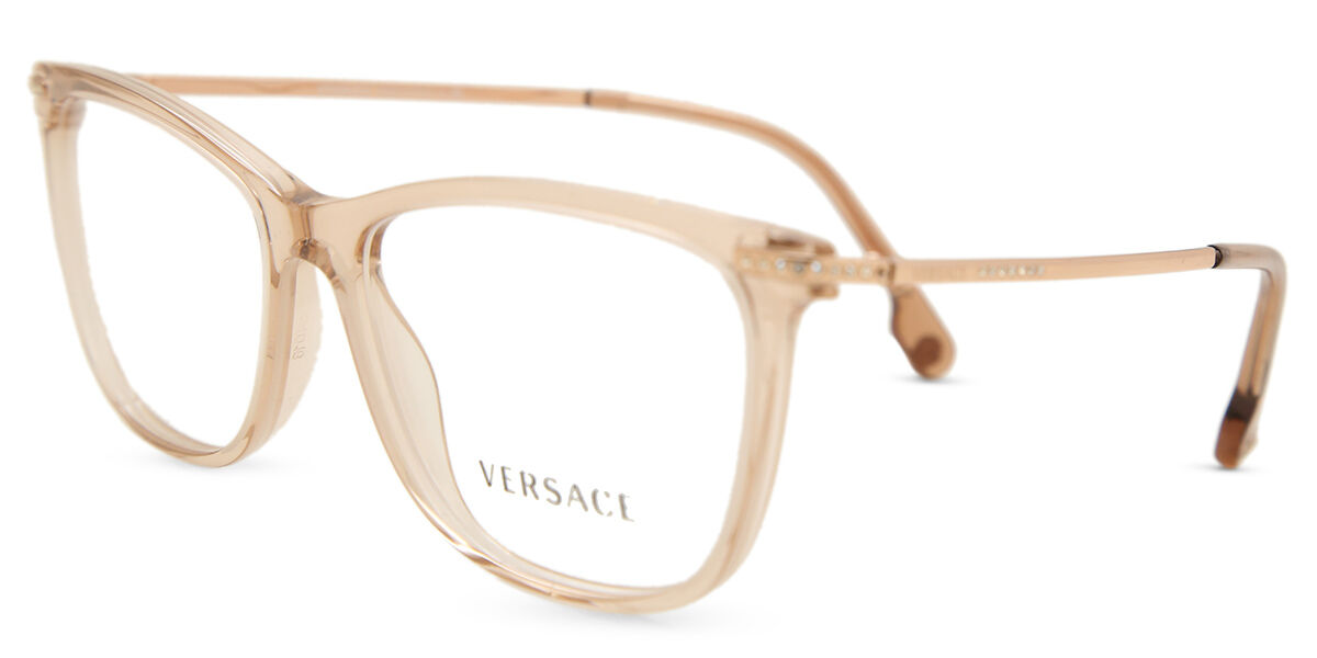 Versace VE3274B Asian Fit 5215 Rectangle Transparent Brown