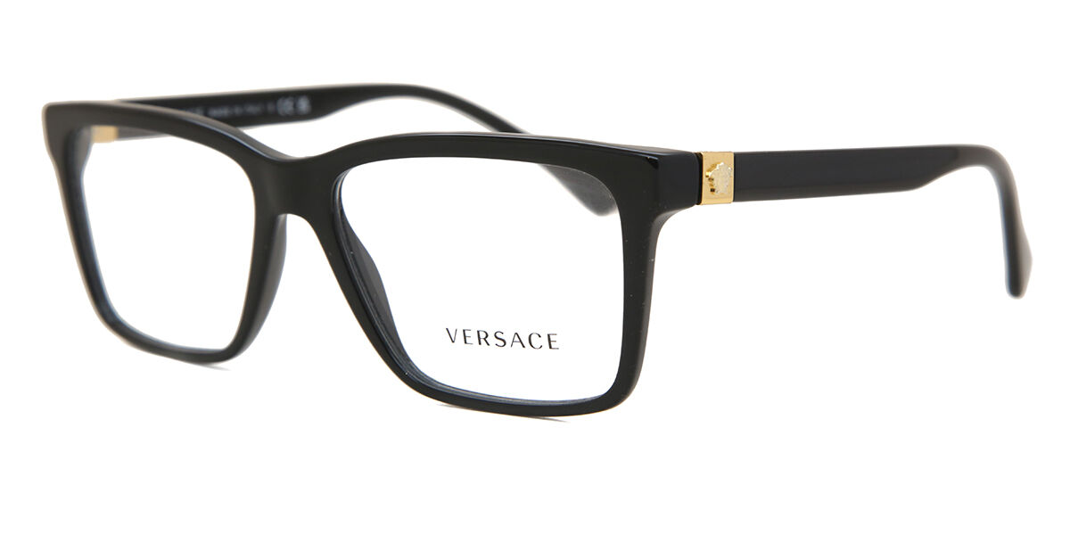 Versace VE3328 GB1 Square Black Eyeglasses | SmartBuyGlasses Canada