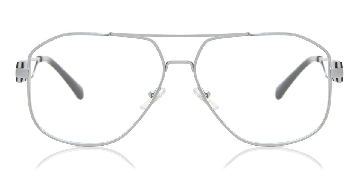 Versace VE1287 Asian Fit 1001 Pilot Grey Eyeglasses