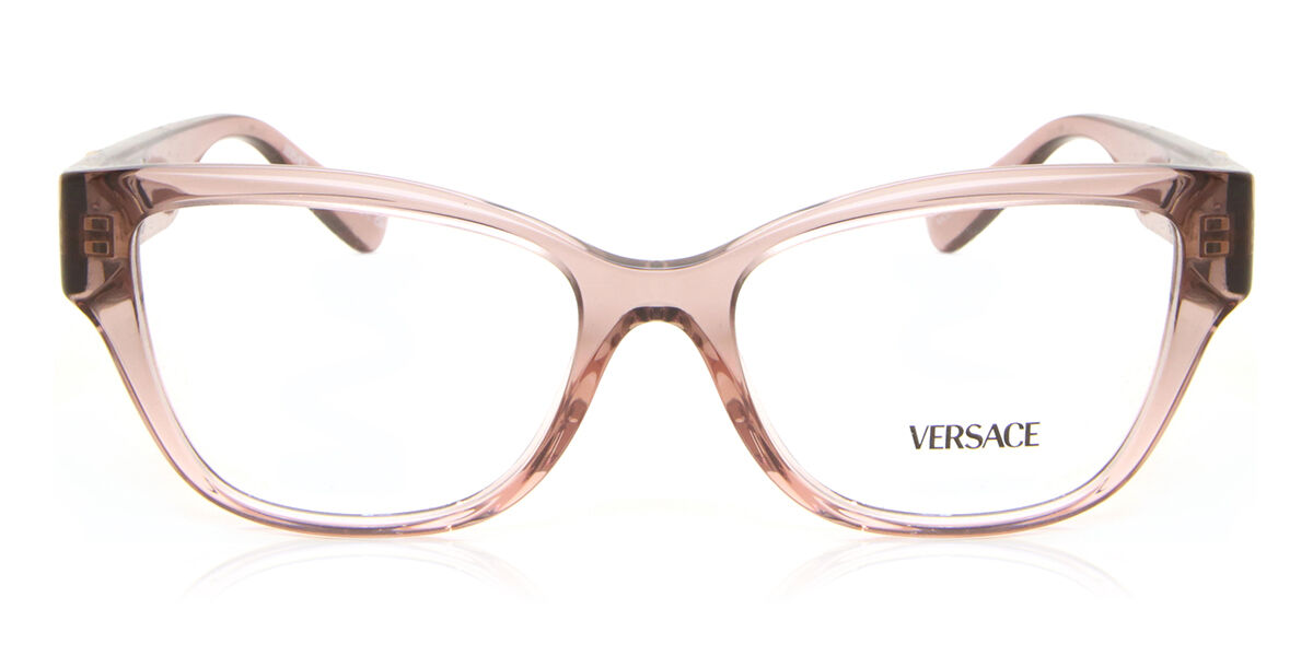 Versace VE3347 5435 Cat Eye Transparent Gradient Pink Eyeglasses