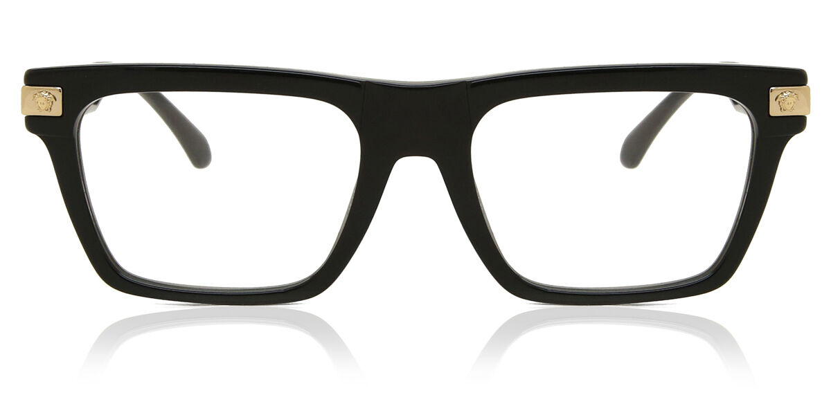 Versace VE3354 GB1 Square Black Eyeglasses | SmartBuyGlasses Canada