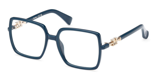 Max Mara MM5108-H 089 Square Turquoise Eyeglasses  display picture 2