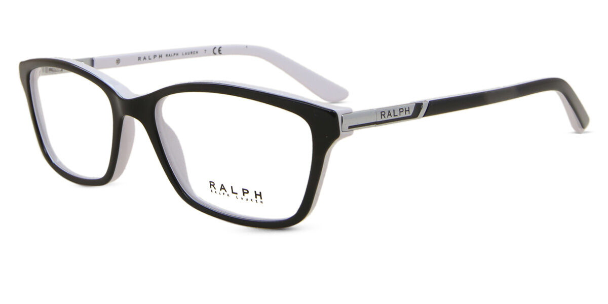 Ralph by Ralph Lauren RA7044 1139 Cat Eye Black White Eyeglasses