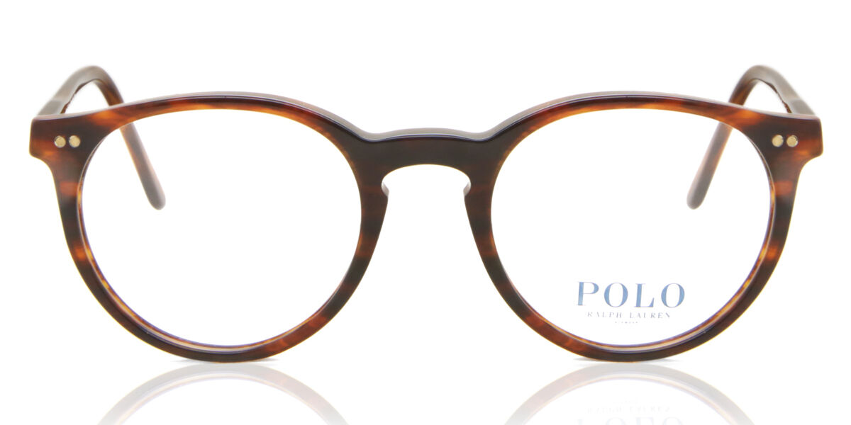 Polo Ralph Lauren PH2083 5007 Oval Havana Striped Eyeglasses