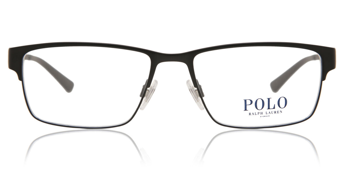 Polo Ralph Lauren PH1147 9038 Rectangle Matte Black Eyeglasses
