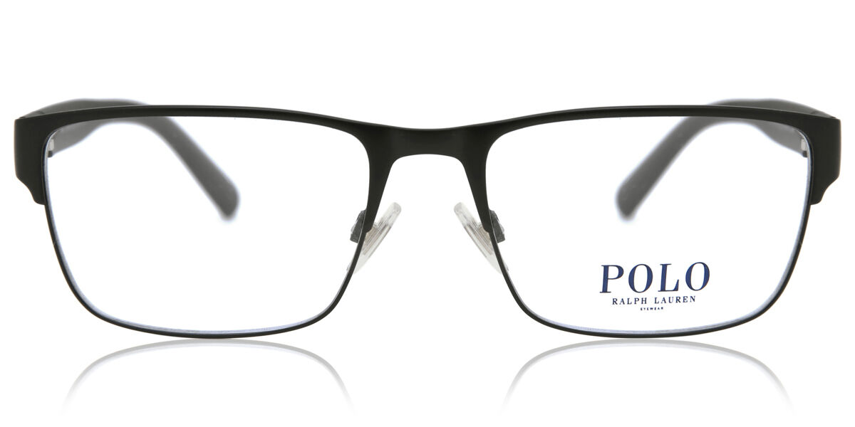 Polo Ralph Lauren PH1175 9038 Rectangle Matte Black Eyeglasses