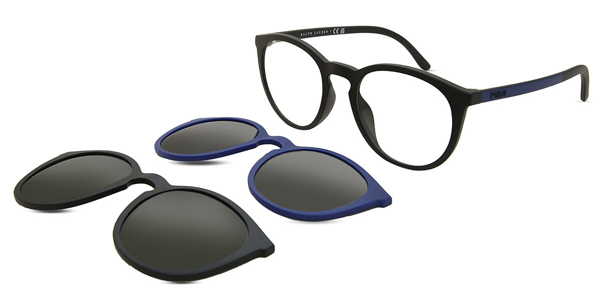 Polo Ralph Lauren PH4183U with Clip-On 588687 Oval Matte Black