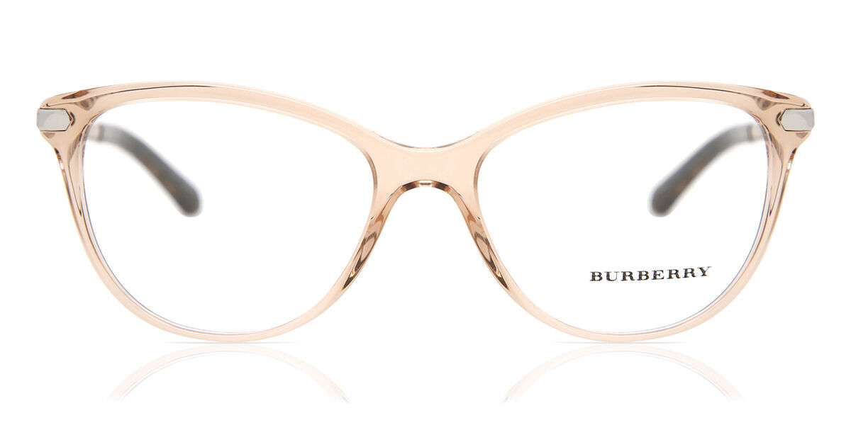 Burberry BE2280 3358 Transparent Peach Pink Eyeglasses