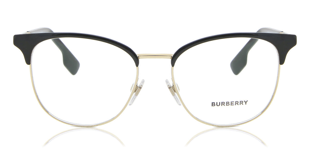 Burberry BE1355 SOPHIA 1109 Oval Black Light Gold Eyeglasses