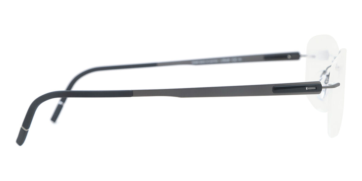Silhouette 5555/CV 6560 Oval Smoke Black Eyeglasses