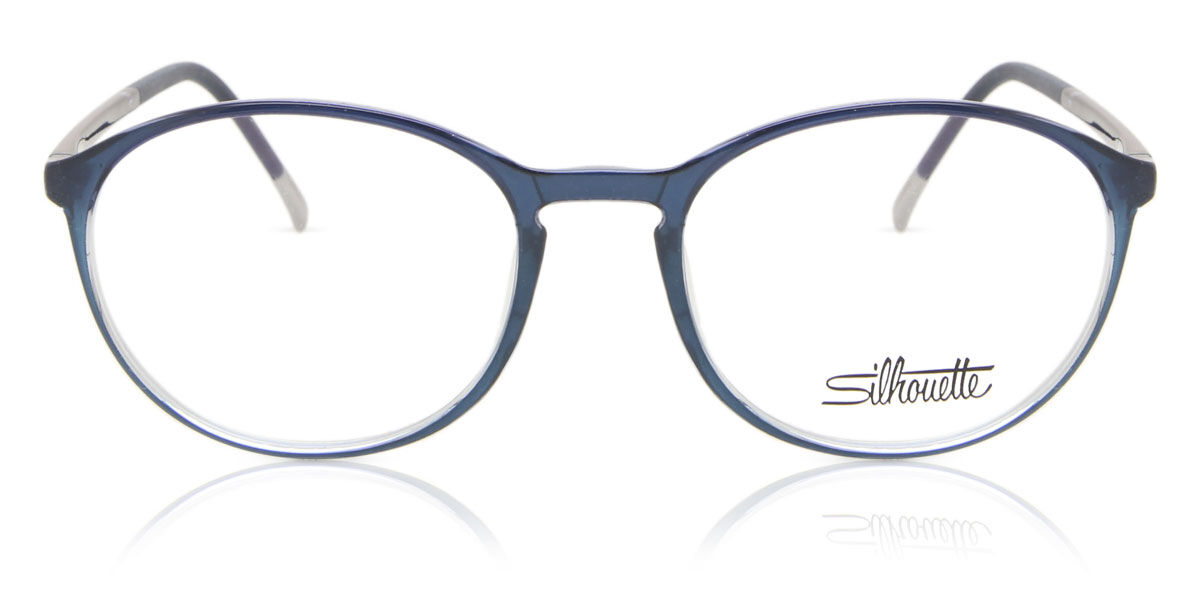 Silhouette 2940/75 4510 Oval Blue Eyeglasses | SmartBuyGlasses Canada