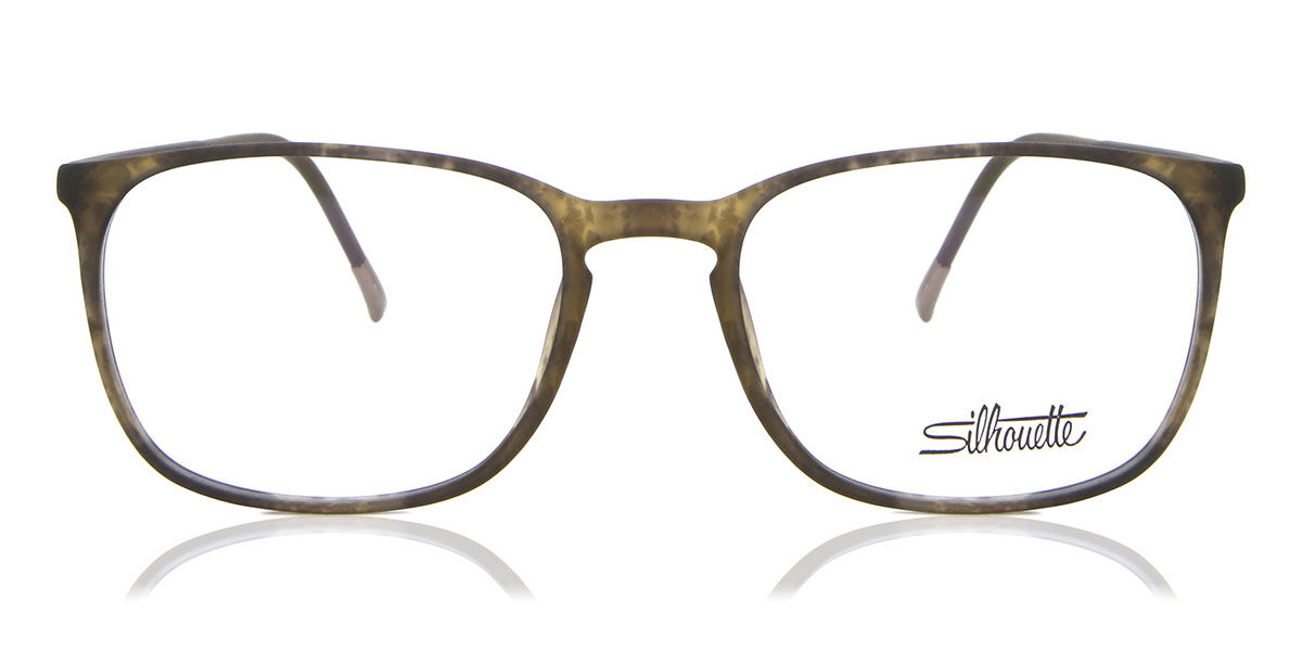 メガバス　SuWITCH SP-C SILHOUETTE FORMULAR Silhouette 2943/75 9110 Rectangle Grey Havana Eyeglasses