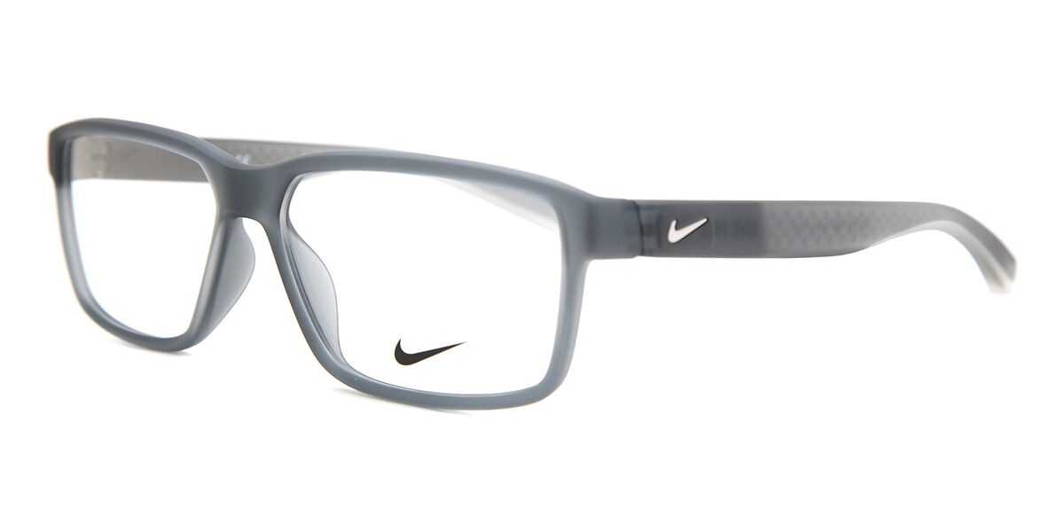 メガネ・老眼鏡 nike prescription glasses Nike 7092 068 Square Transparent Grey Eyeglasses | SmartBuyGlasses