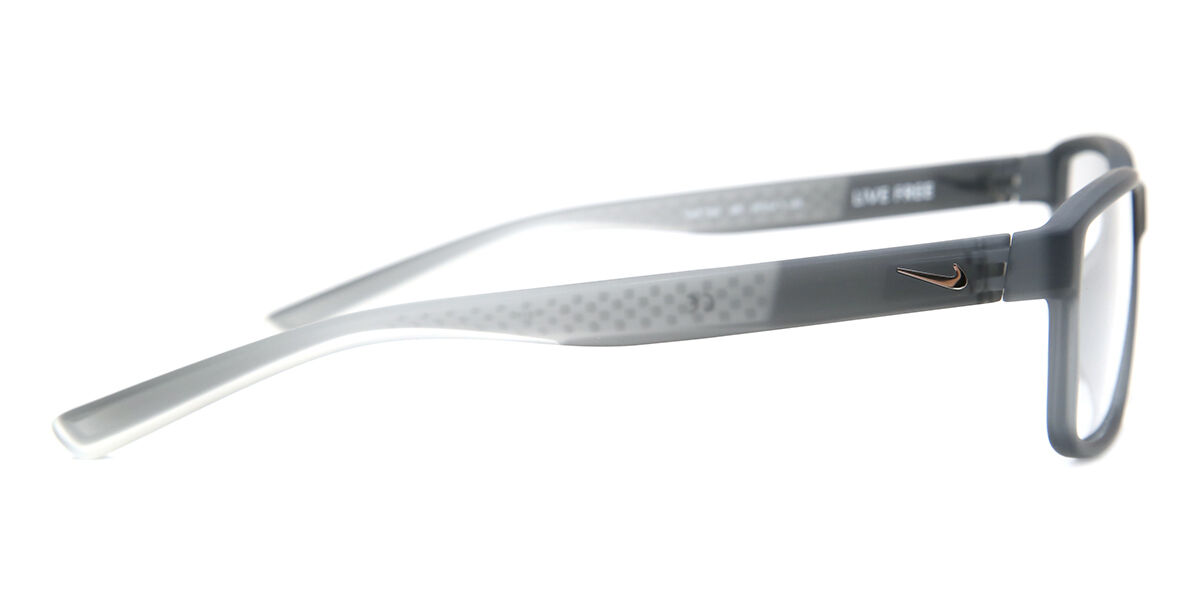 Nike 7092 068 Square Transparent Grey Eyeglasses | SmartBuyGlasses
