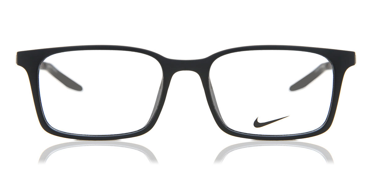Nike 7282 001 Square Matte Black Eyeglasses | SmartBuyGlasses Canada