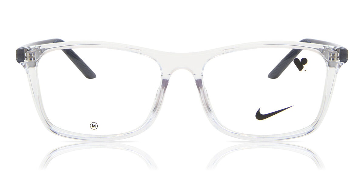 メガネ・老眼鏡 nike prescription glasses Nike 5544 900 Rectangle Clear Eyeglasses | SmartBuyGlasses Canada