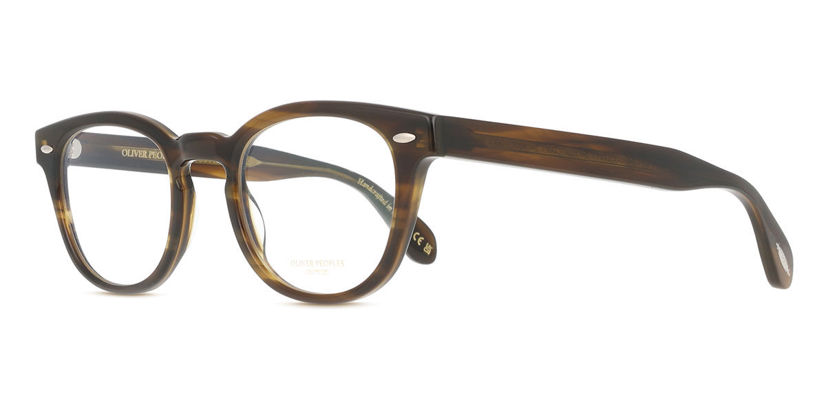 Oliver Peoples OV5036 Sheldrake 1677 Oval Dark Bark Brown Horn