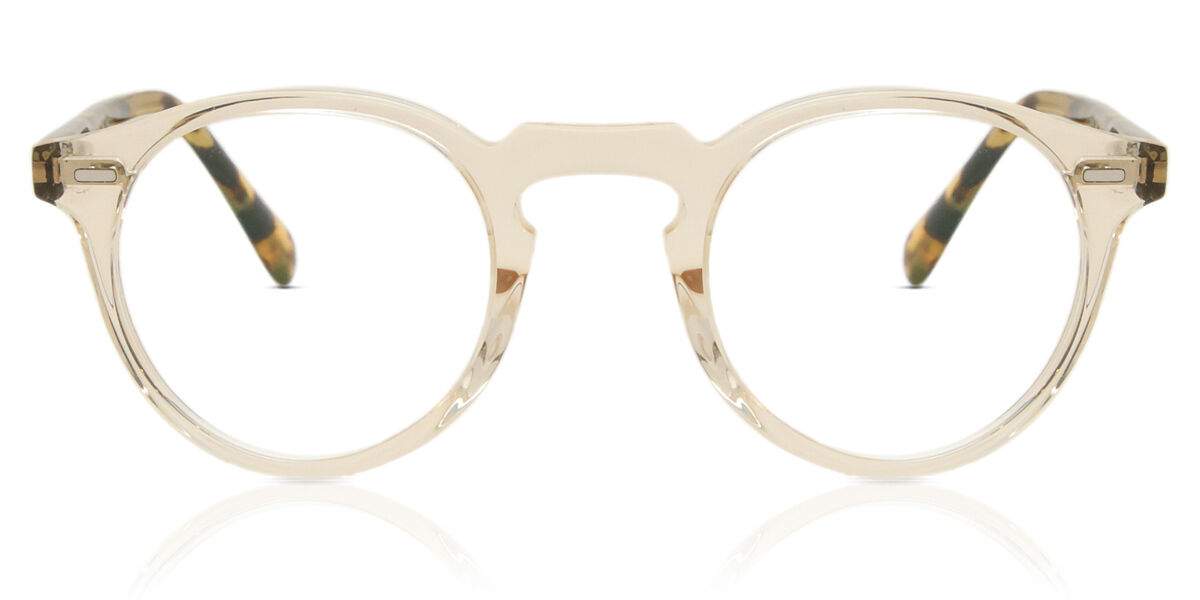 Oliver Peoples OV5186 Gregory Peck 1485 Oval Transparent Suede