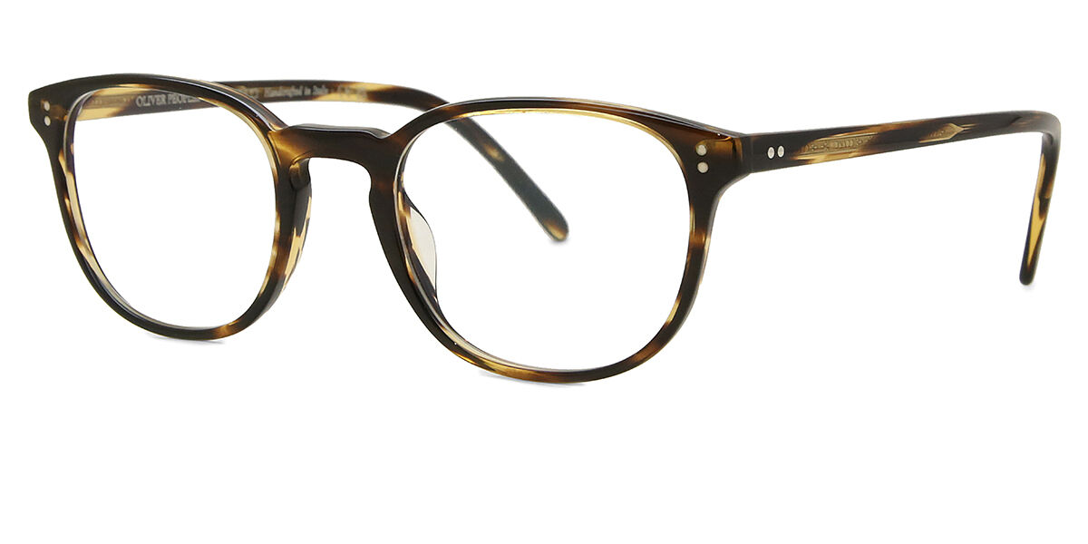 Oliver Peoples OV5219 Fairmont 1003 Oval Striped Cocobolo Black