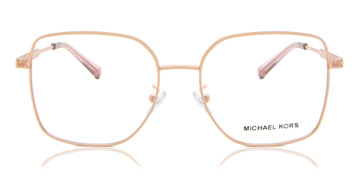 Michael Kors MK3056 NAXOS 1108 Square Rose Gold Eyeglasses