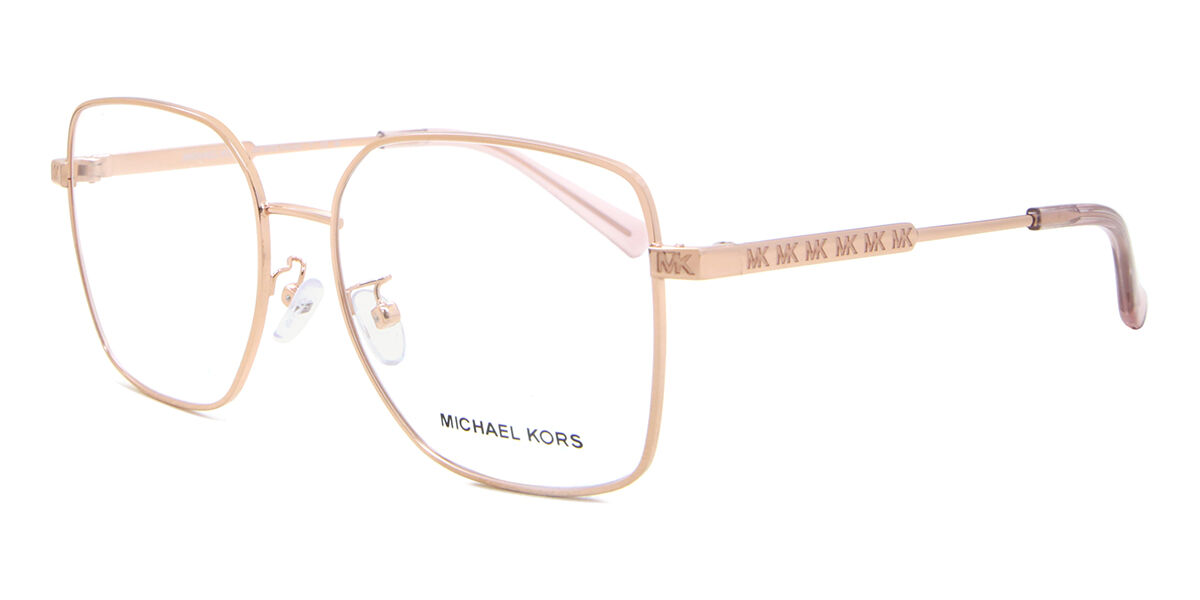Michael Kors MK3056 NAXOS 1108 Square Rose Gold Eyeglasses