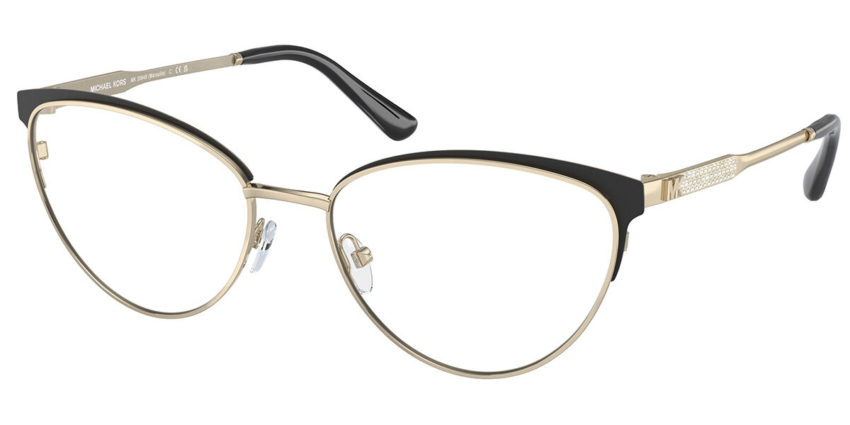 Michael Kors MK3064B MARSAILLE 1108 Oval Rose Gold Rose Eyeglasses