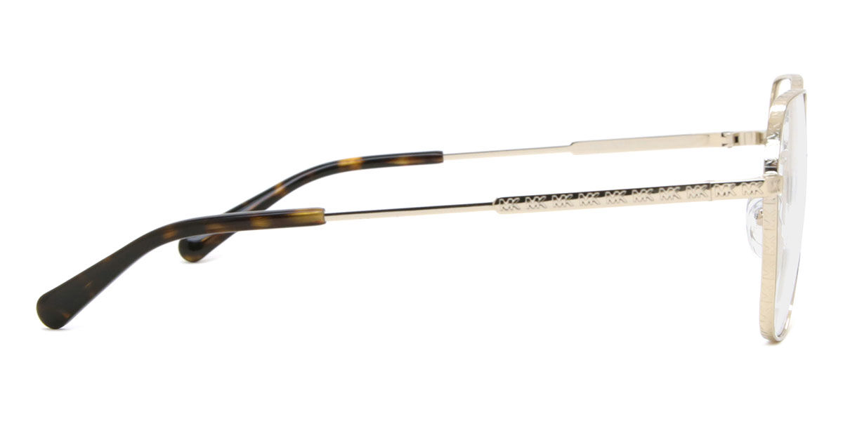 Michael Kors MK3071 AVIGNON 1014 Geometric Light Gold Eyeglasses