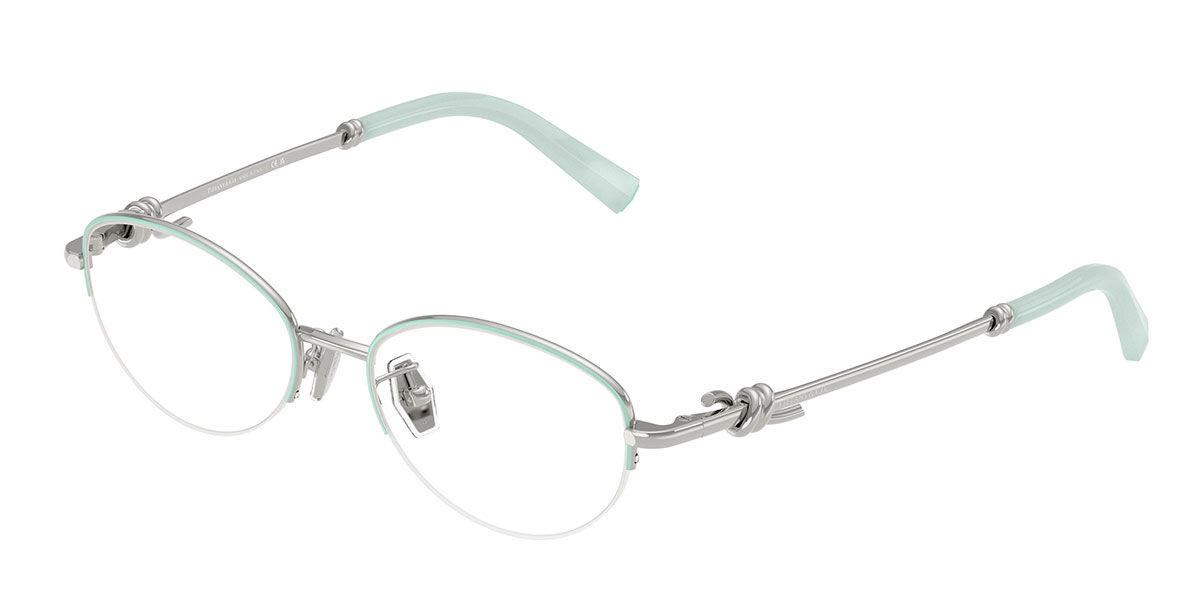 Tiffany & Co. TF1171D Asian Fit 6151 Oval Tiffany Blue On Silver