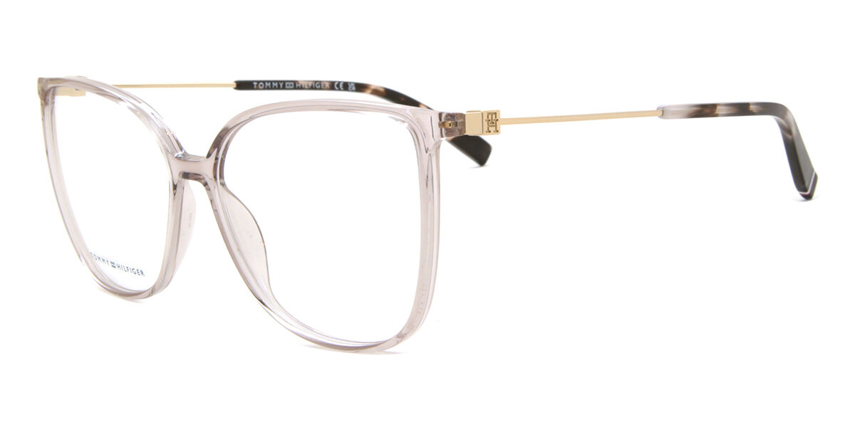 Tommy Hilfiger TH 2099 1EZ Square Transparent Nude Pink Eyeglasses