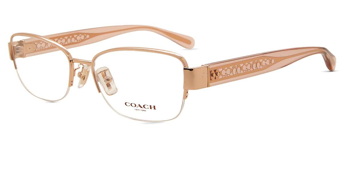 Coach HC5168 9331 Rectangle Polished Rose Gold Eyeglasses