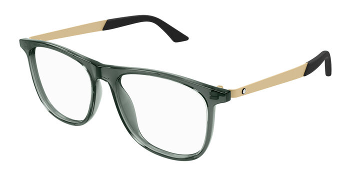 Montblanc MB0332O 001 Square Matte Black Eyeglasses  display picture 1