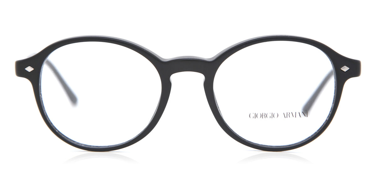 Giorgio Armani AR7004 5001 Oval Matte Black Eyeglasses