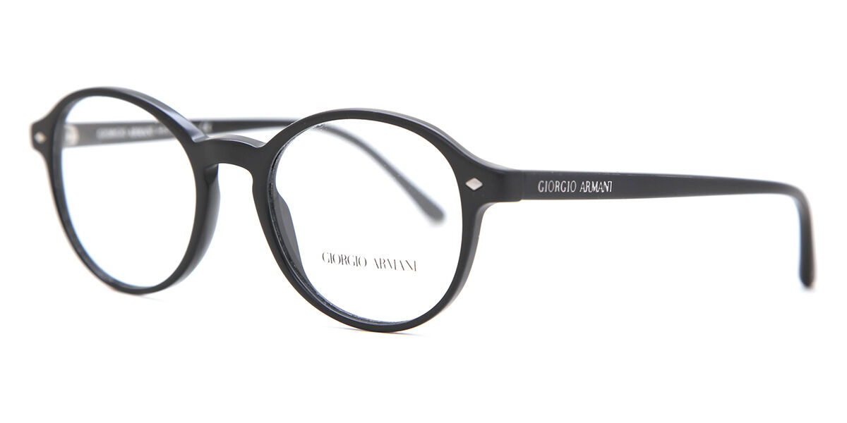 Giorgio Armani AR7004 5001 Oval Matte Black Eyeglasses