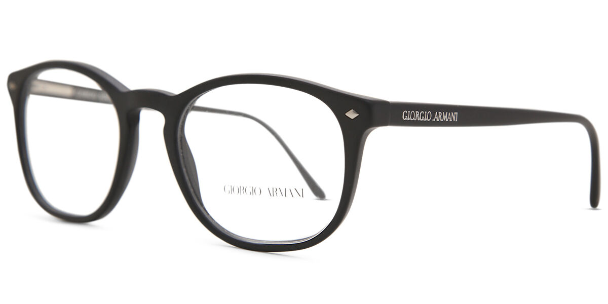 Giorgio Armani AR7074 5042 Oval Matte Black Eyeglasses